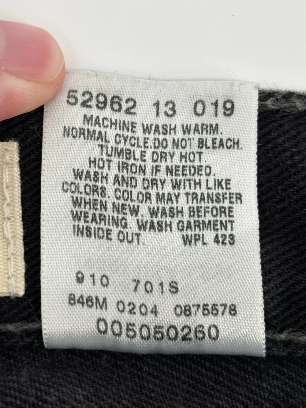 Levis black durable