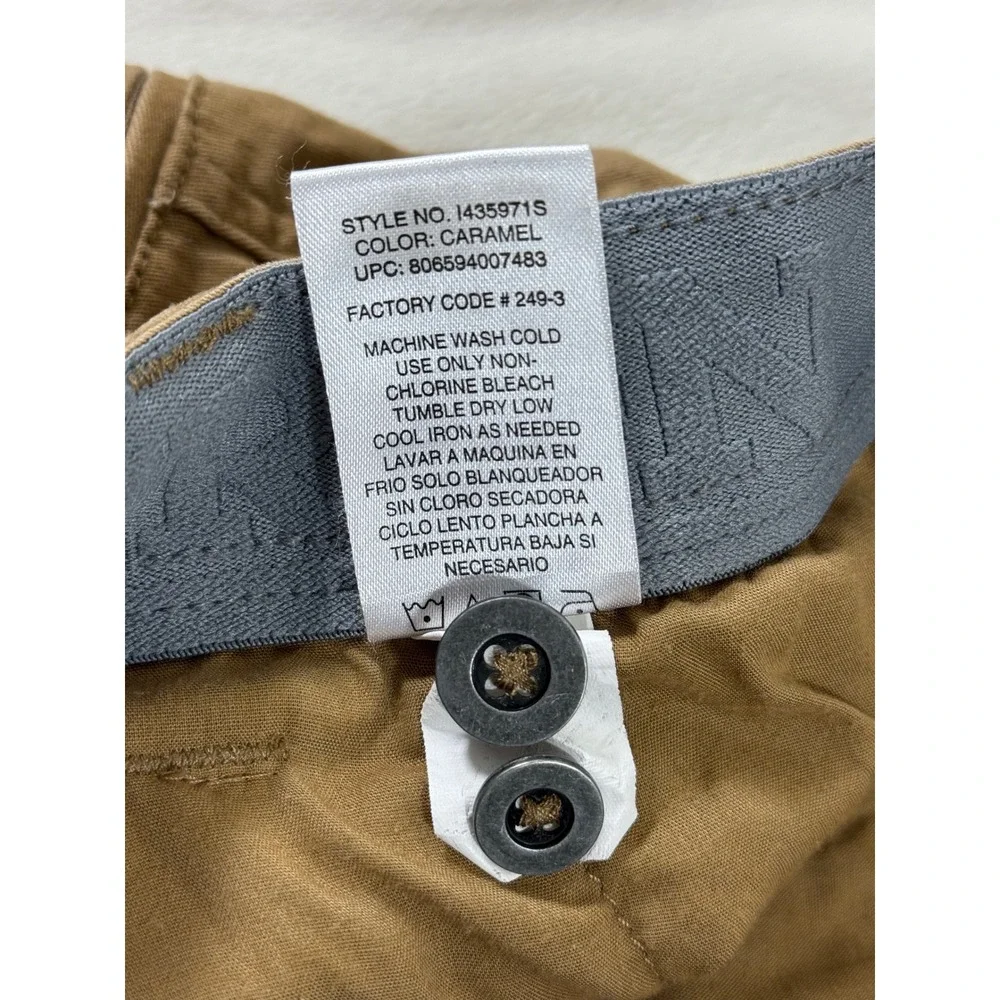 Iron Co Cargo Shorts Men's 34 Tan Stretch Twill Utility Workwear