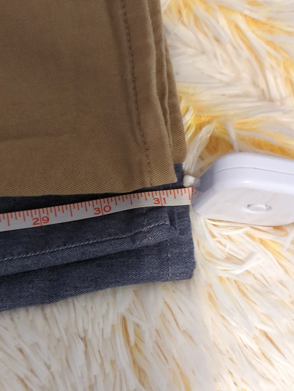👖🤎💙Old Navy Slim Taper Drawstring Pants in Tan and Blue🤎💙👖