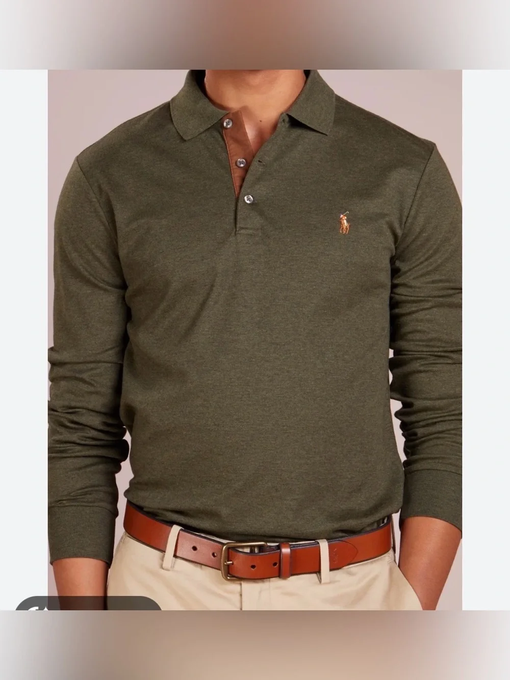 Ralph Lauren casual cotton contrast