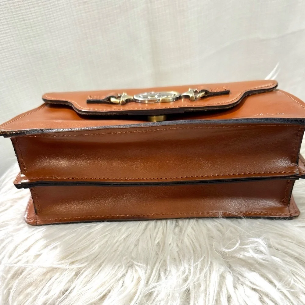 Patricia Nash Porcili Cognac Leather Bag