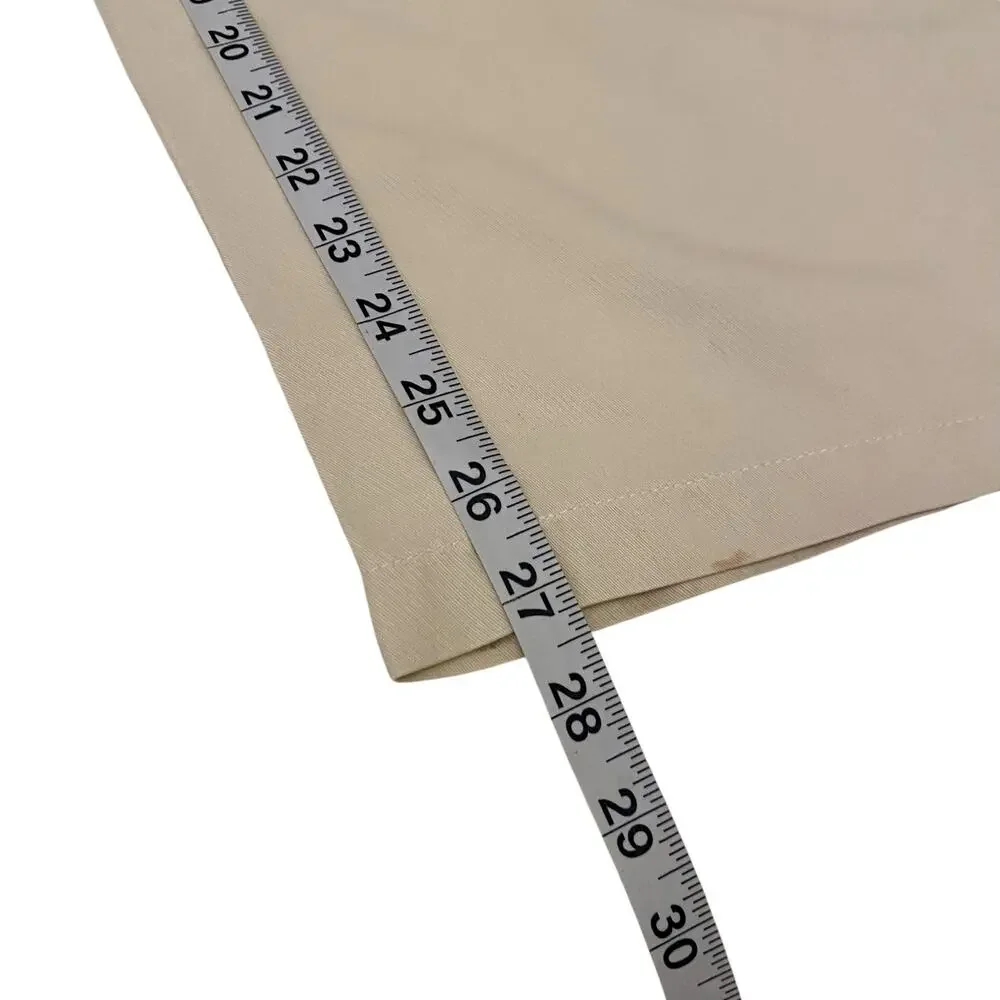 Men's Tommy Bahama Size 42x27 100% Silk Pants Tan Beige Relaxed Leg Coastal