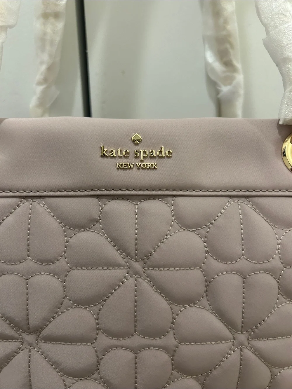 kate spade structured quilted