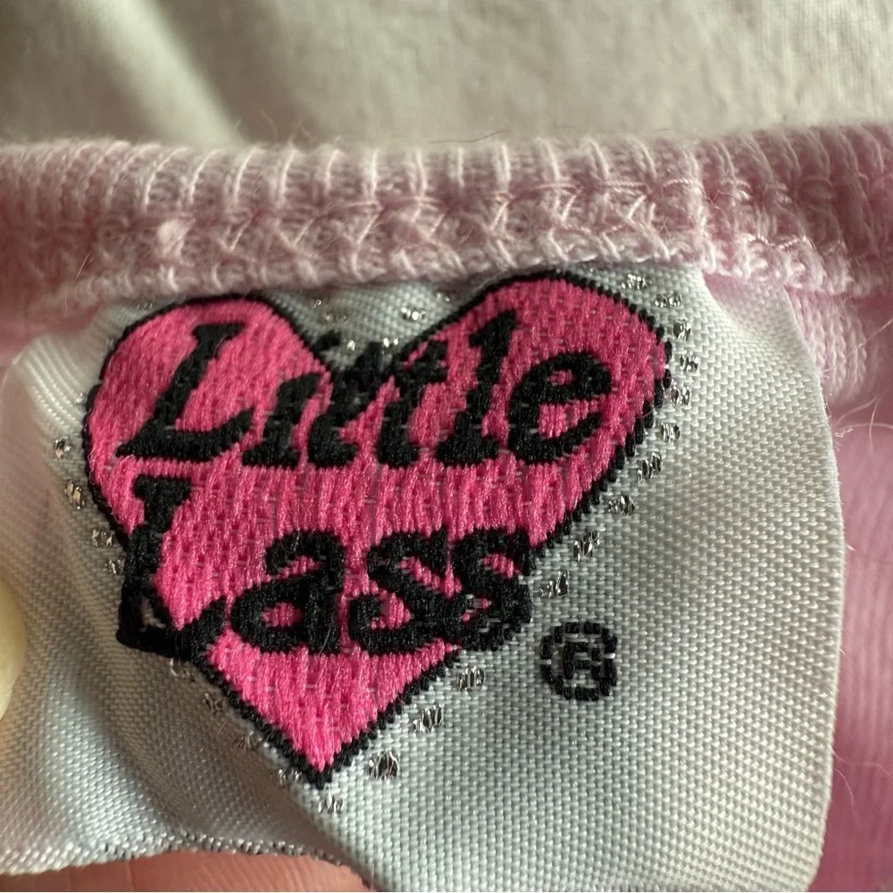 Little Lass Pink & Purple 3 Pc Kids Matching Jeans Set Cami Cardigan Size 24 Mo