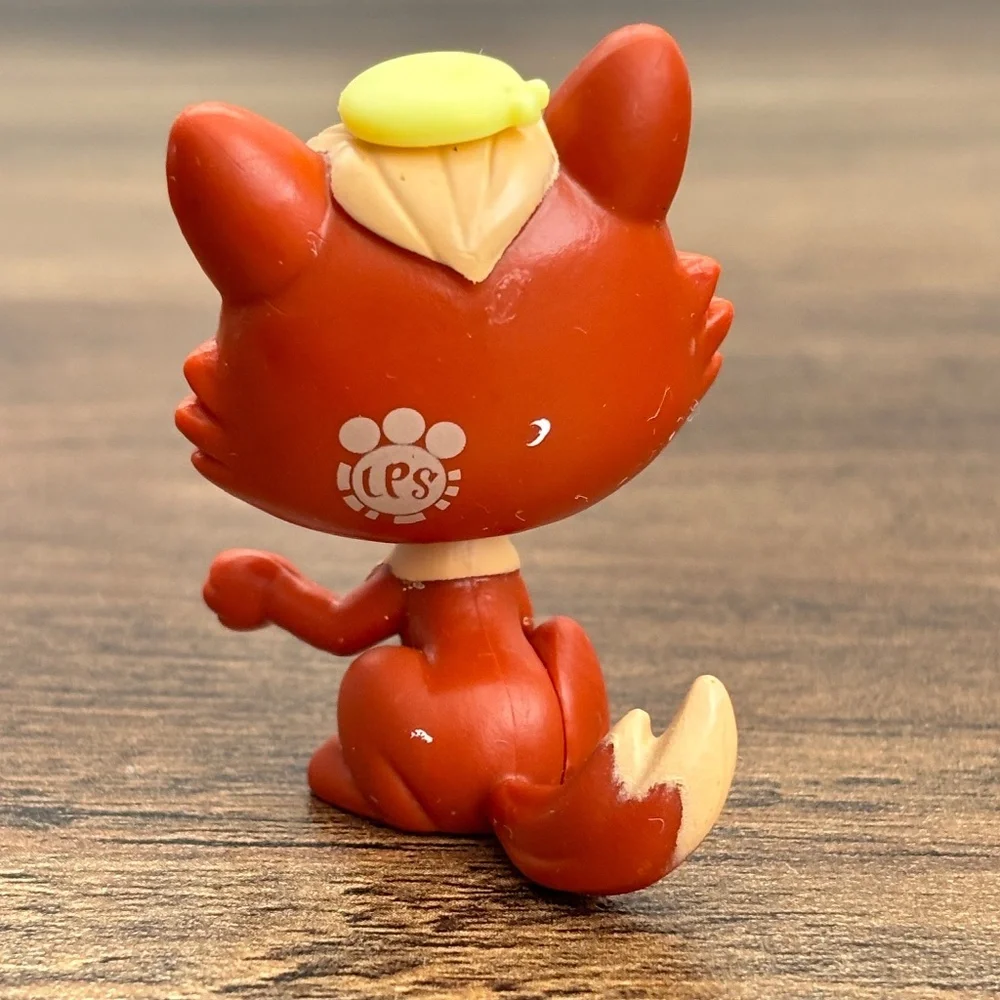 Littlest Pet Shop LPS #3697 Orange Lucky Browne Cat Kitten Toy Figure Authentic