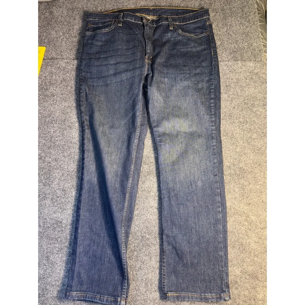 Levi's 511 Jeans Men's 40x30 Blue‎ Denim Medium Wash Red Tab Boho Straight Leg