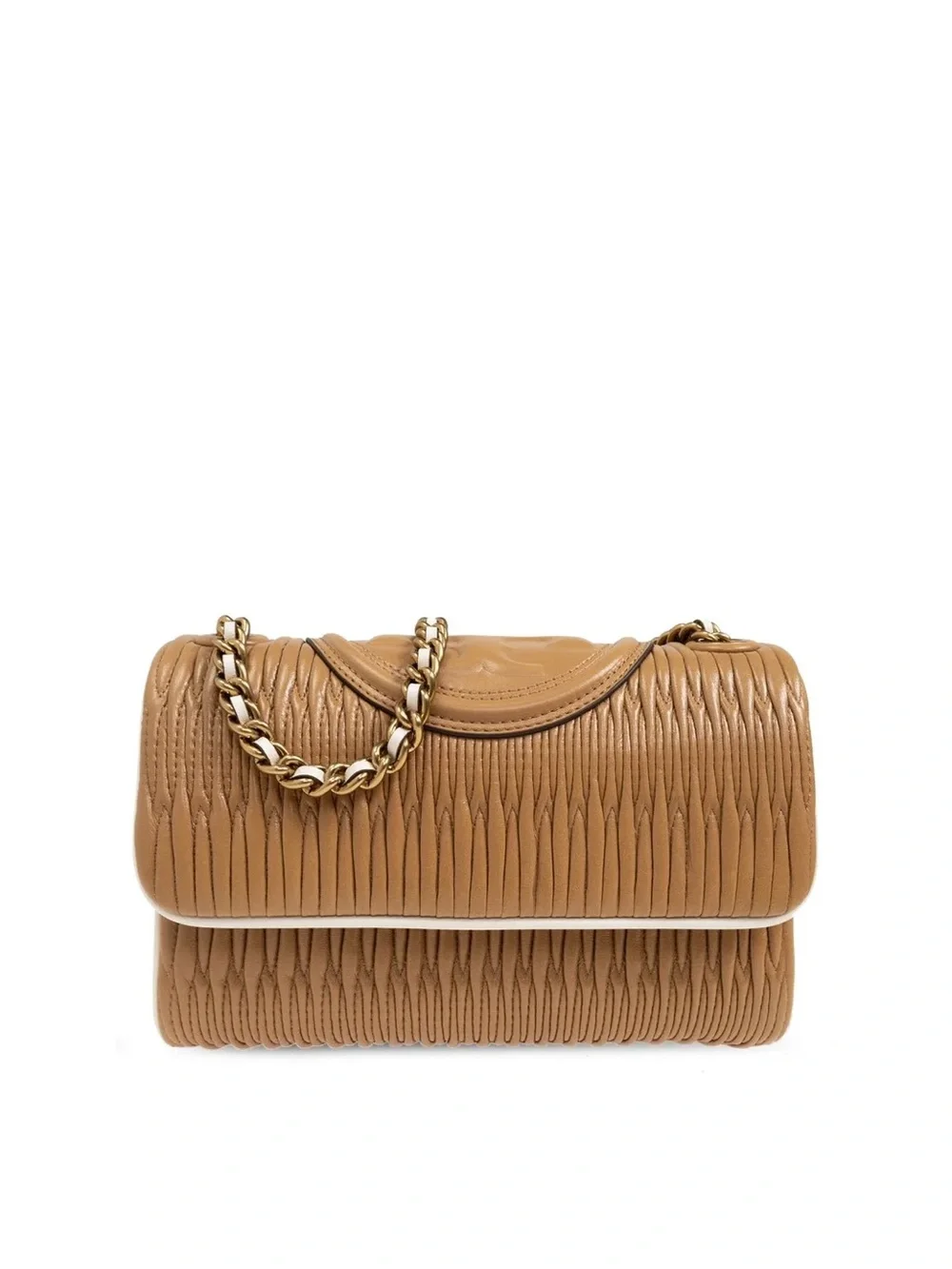 Tory Burch Fleming Soft Pleat-Detailed Small Shoulder Bag
