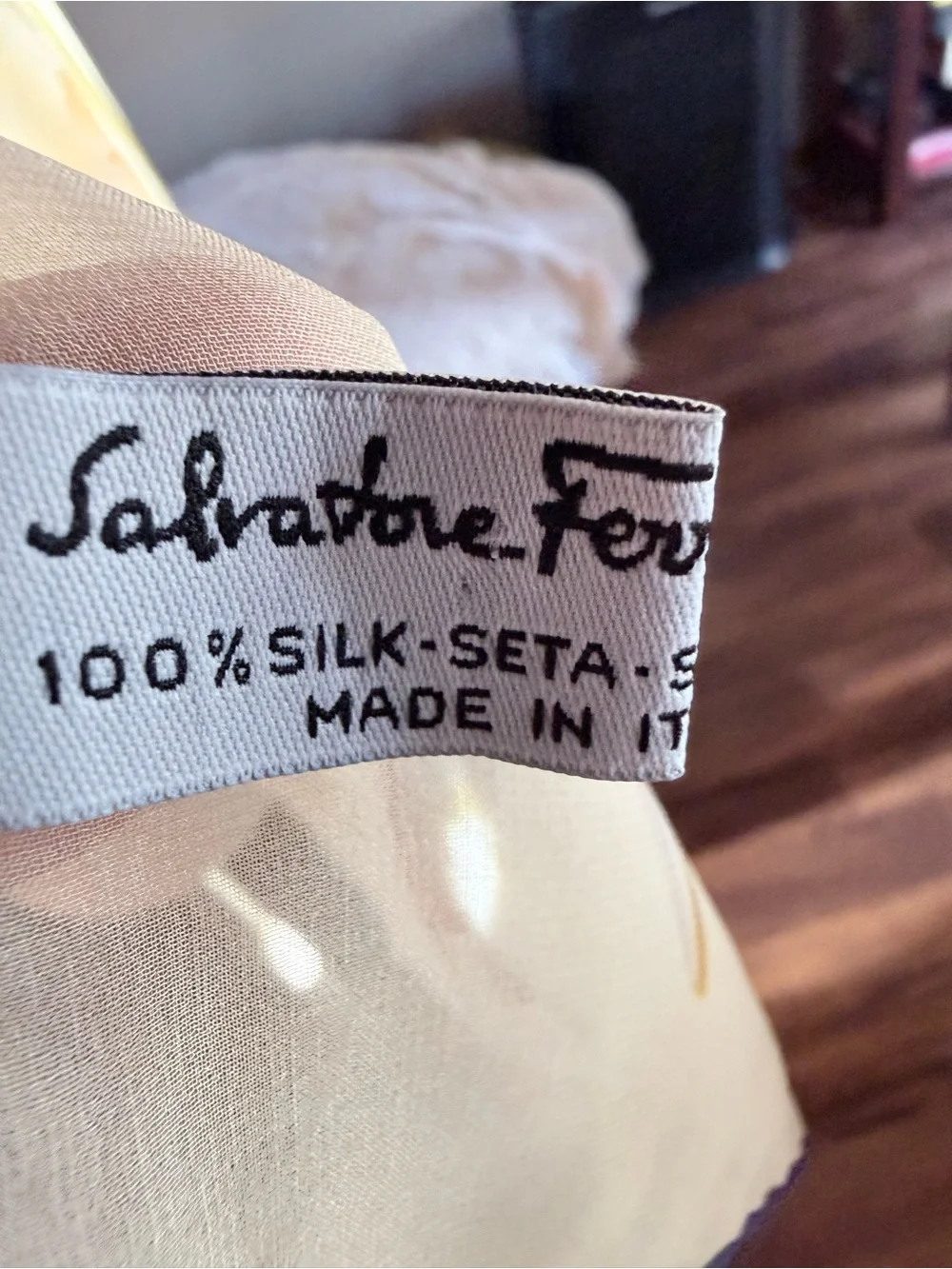 Salvatore Ferragamo silk scarf