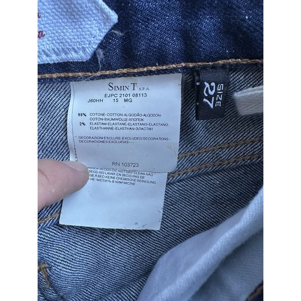 Dirty Vintage emporio armani Dark Indigo Slim jeans 30x26