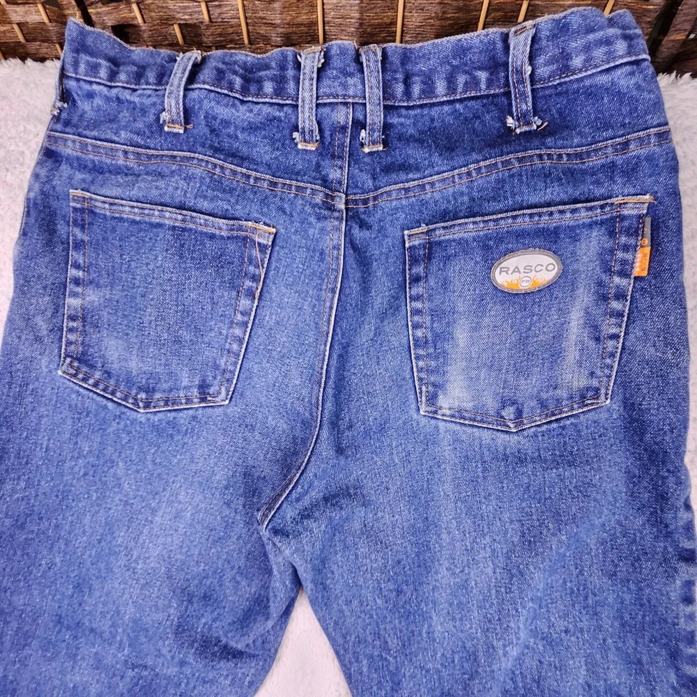 Rasco FR Flame Resistant Jeans Men 35x30 Blue Safety NFPA 2112 CAT2 Work JFR1210