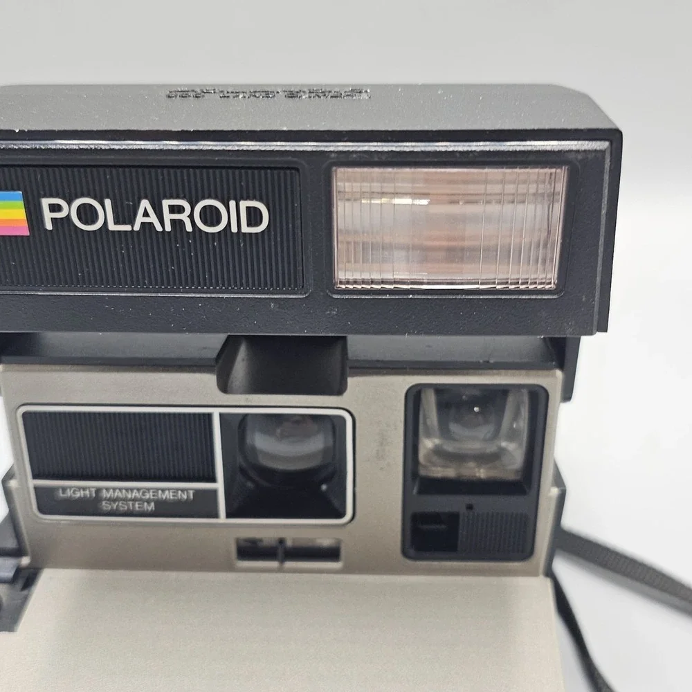 Vtg Polaroid Sun 600 LMS Instant Film Camera Light Management System Untested