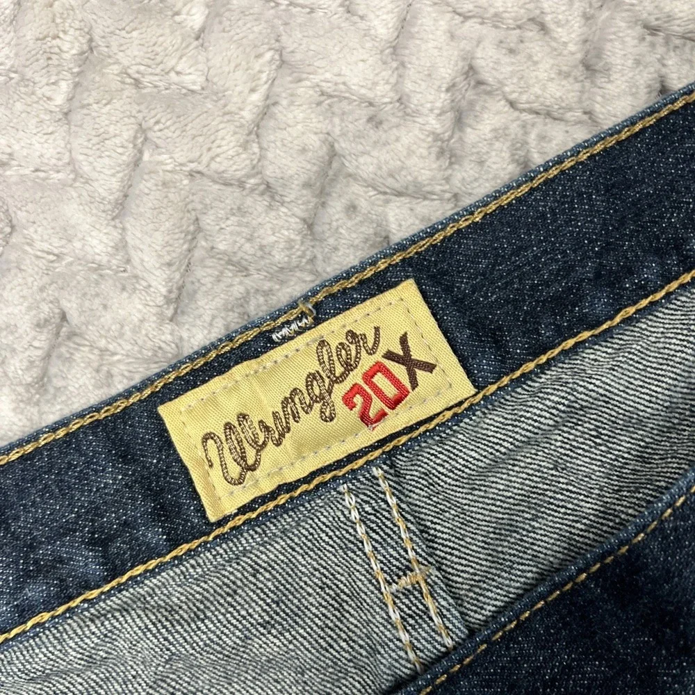 Wrangler 20X Jeans Mens 40x36 Blue Dark Wash 01 Competition Retro Rodeo EUC