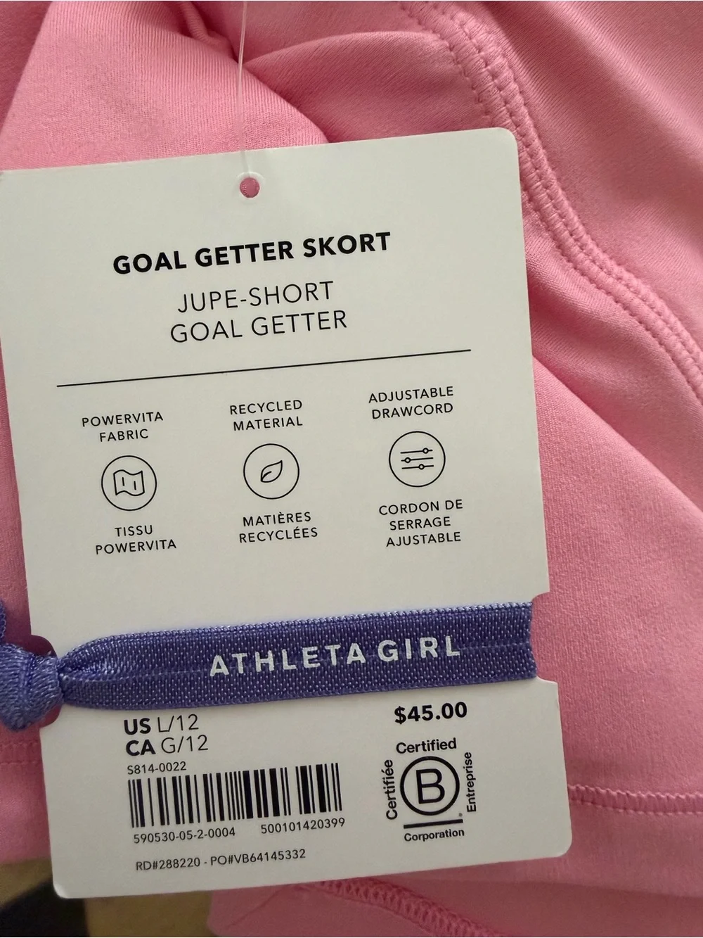 Athleta girls skort