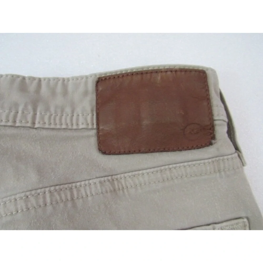 AG Adriano Goldschmied The Graduate Tan Chino Brown Pants $235 SIZE W34 L33