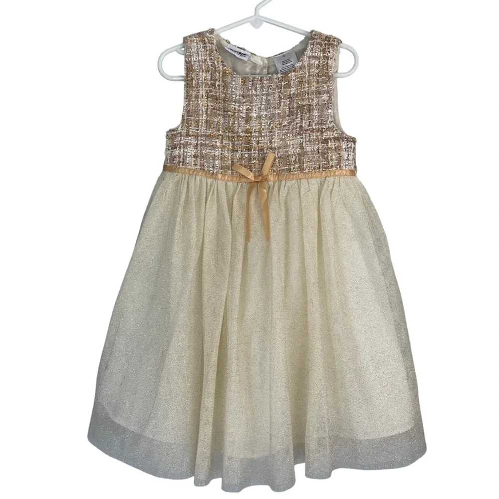 Blueber Boulevard Tweed Dress Sz 6 Girl Holiday Church Dress