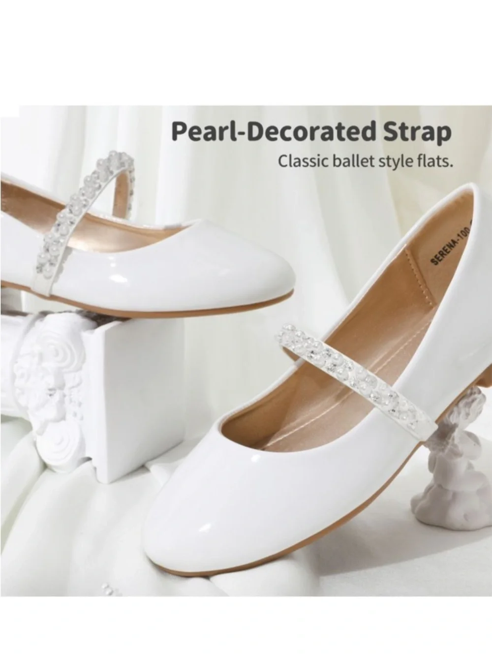 Dream Pairs glossy white