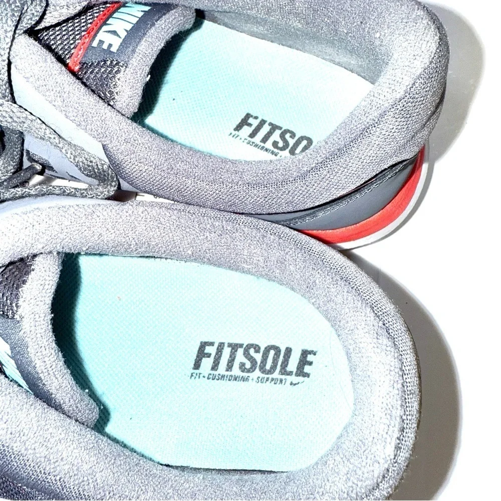 Nike Gray and Turquoise Sneakers