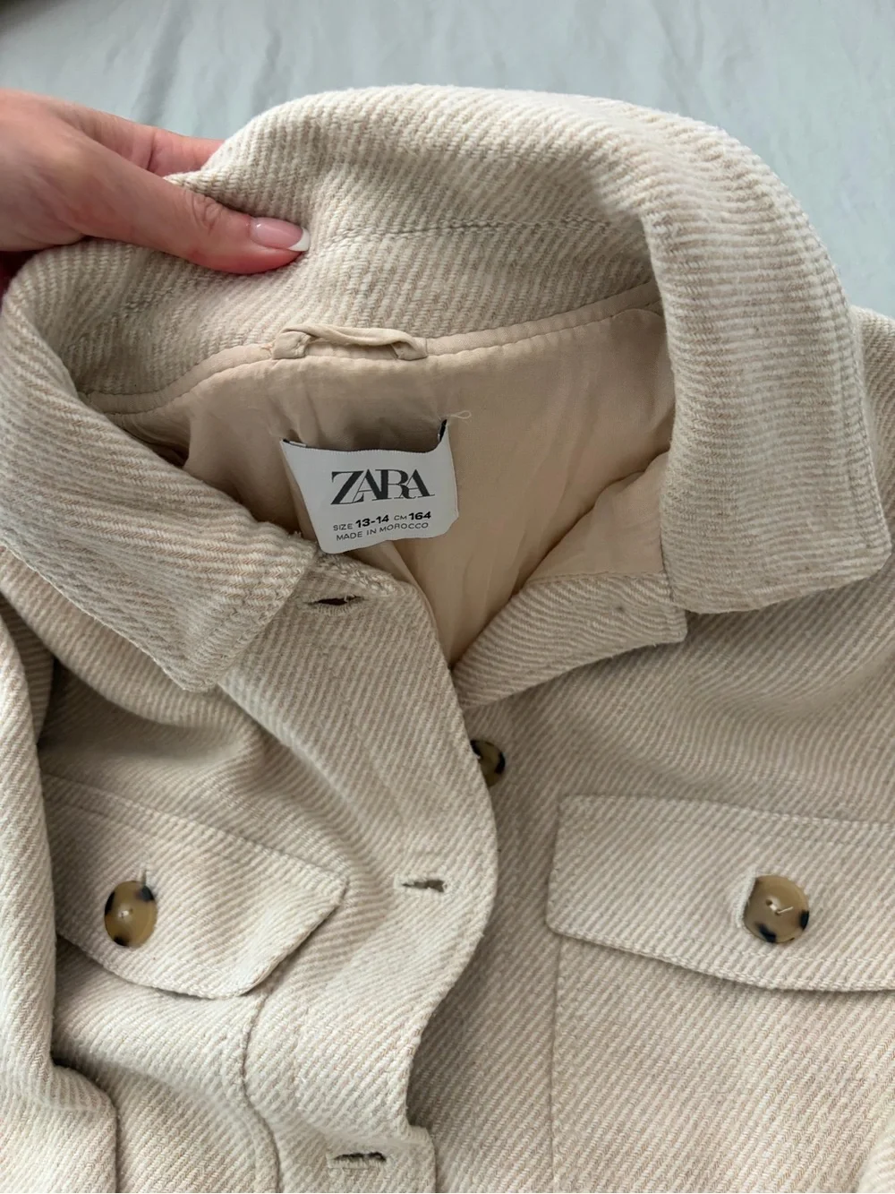 Zara light beige