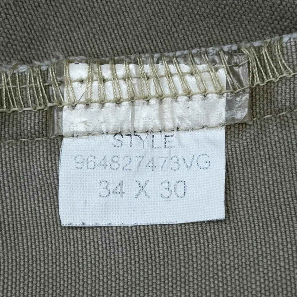 Polo Ralph Lauren Khaki Chino Pants Mens 34x30 Tan 100% Cotton Straight Leg‎