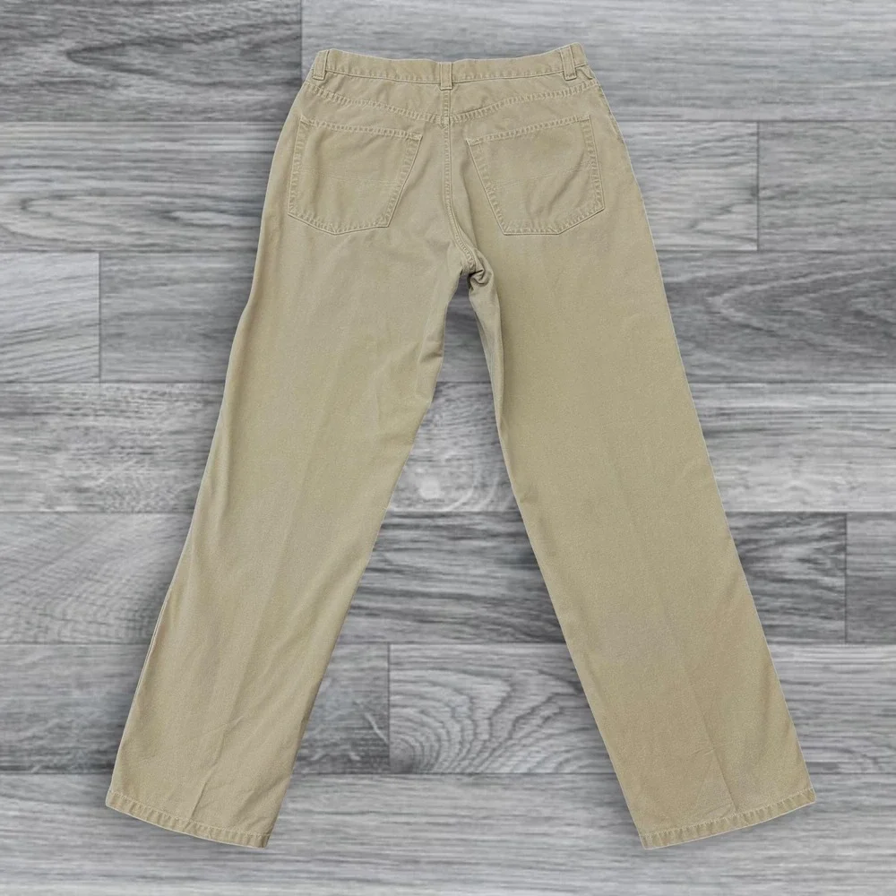 Polo Ralph Lauren Khaki Chino Pants Mens 34x30 Tan 100% Cotton Straight Leg‎