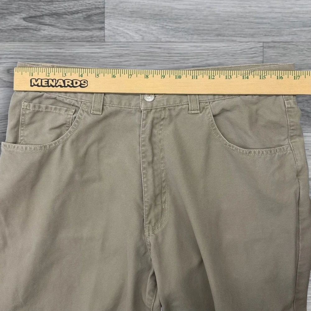 Polo Ralph Lauren Khaki Chino Pants Mens 34x30 Tan 100% Cotton Straight Leg‎