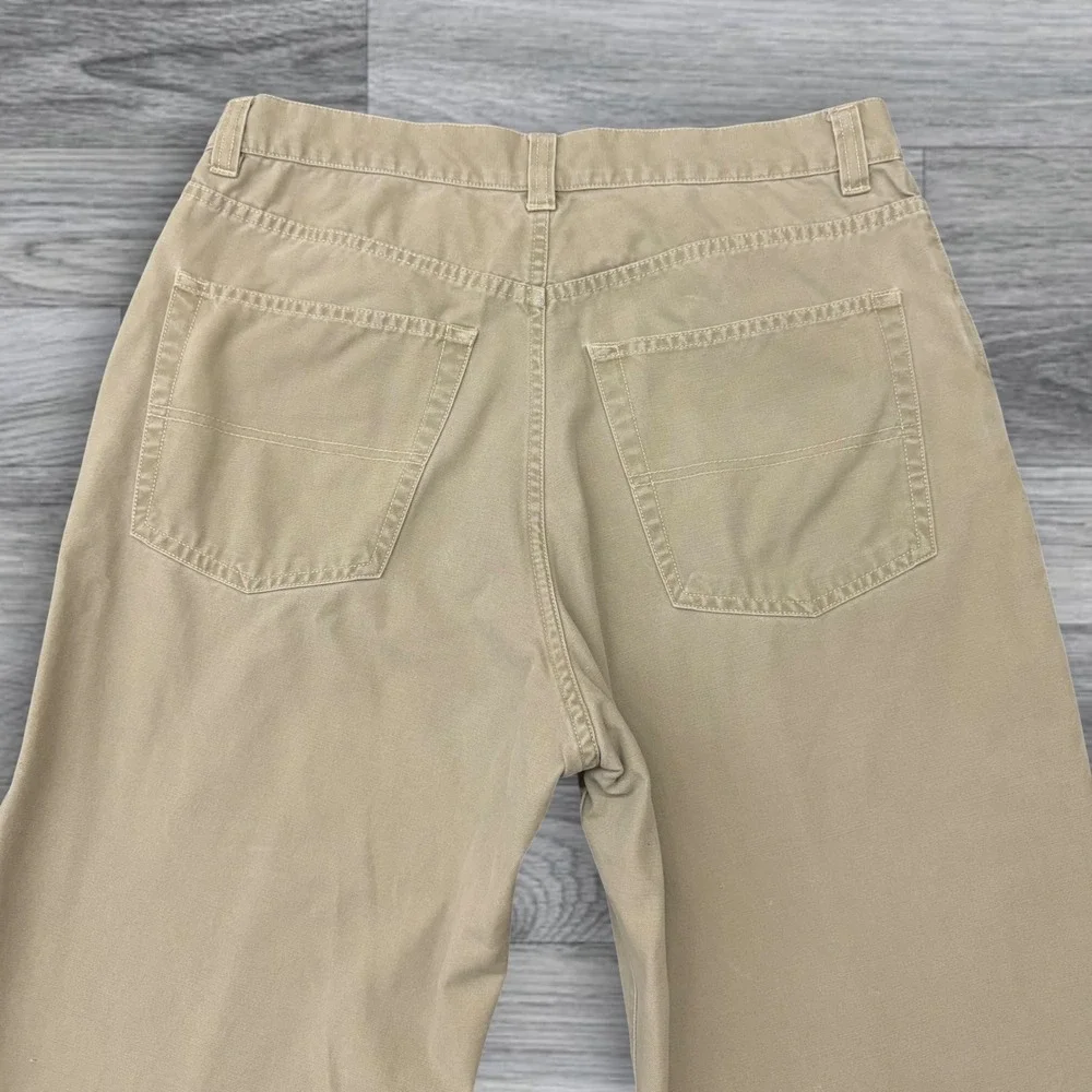 Polo Ralph Lauren Khaki Chino Pants Mens 34x30 Tan 100% Cotton Straight Leg‎