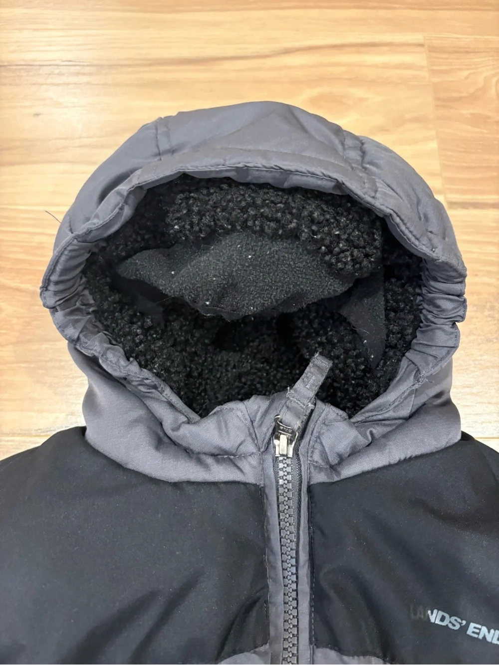 Lands End insulated puffer