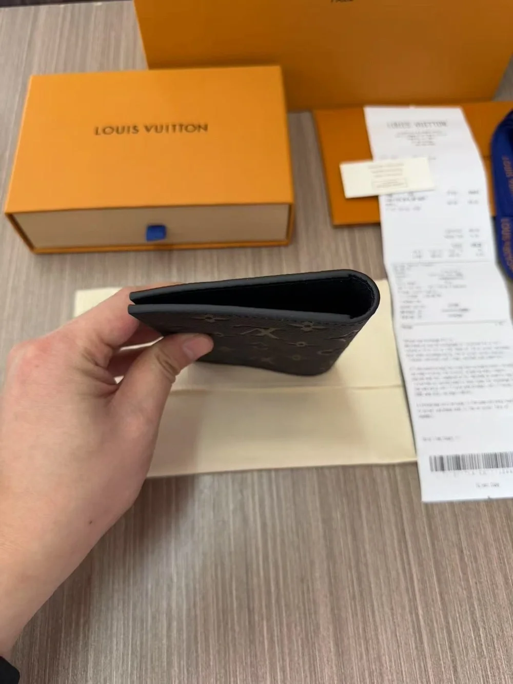 Louis Vuitton Monogram Eclipse Passport Cover - Black