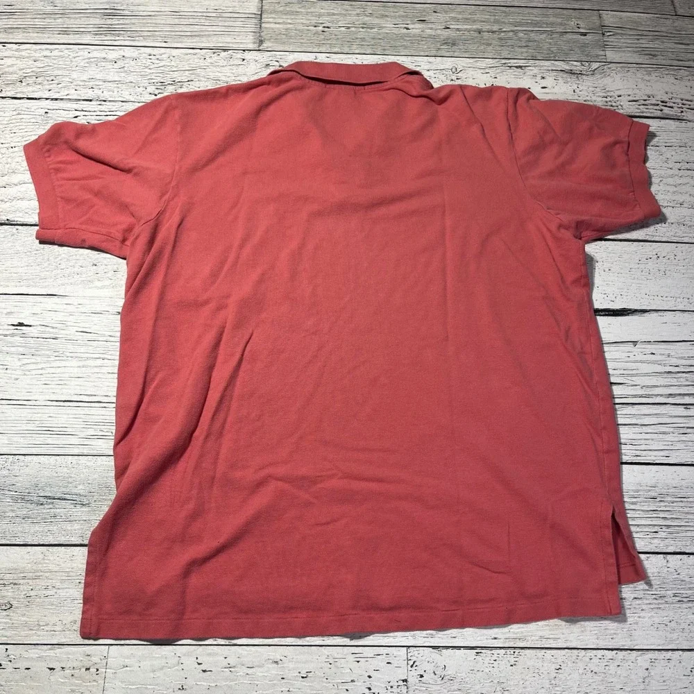 Polo by Ralph Lauren Polo Shirt Men's XL‎ Coral Salmon Pink Short Sleeve