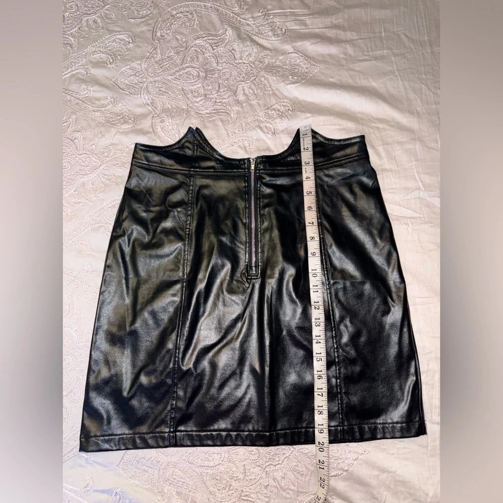 SHEIN black faux
