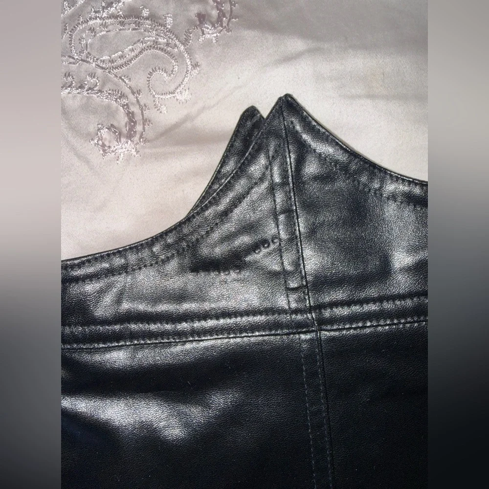 SHEIN black faux
