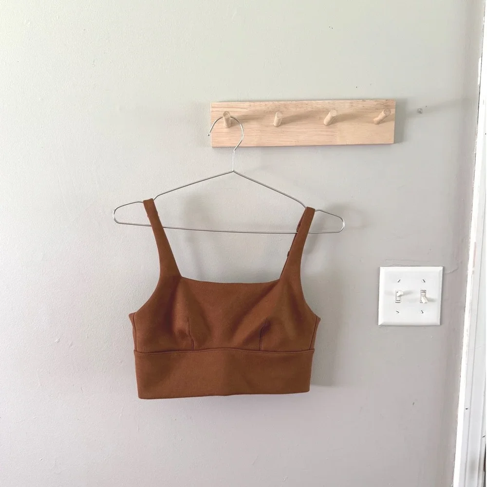 SPANX faux suede bra