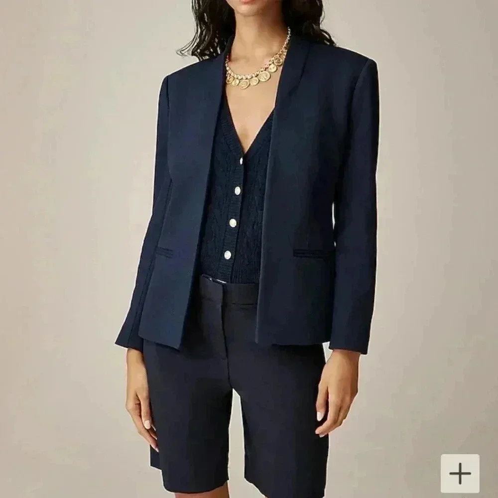 J. Crew‎ Going out Blazer Navy Color Size 2