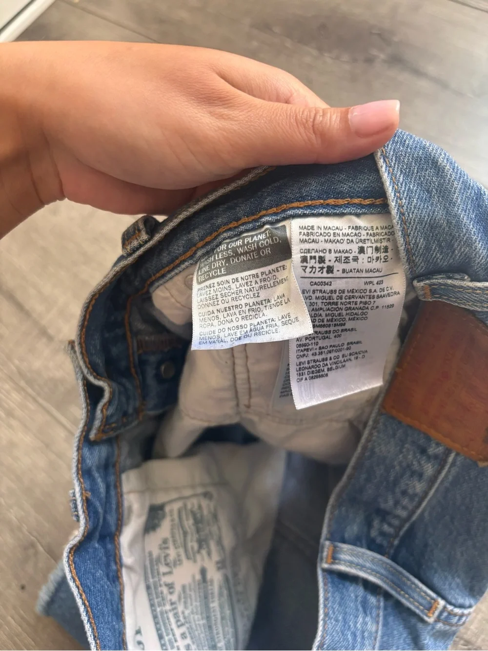 Levis classic blue