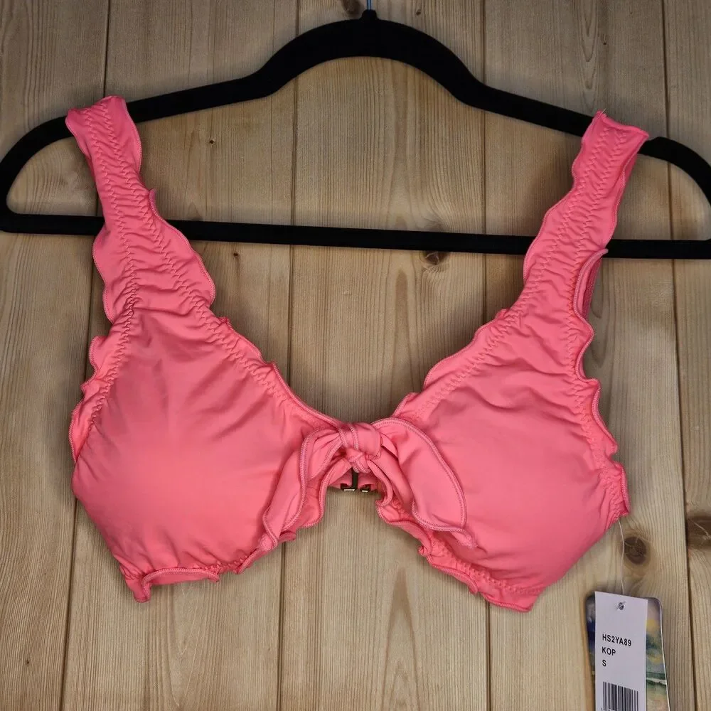 Small Pink Hobie Bikini Swim Top