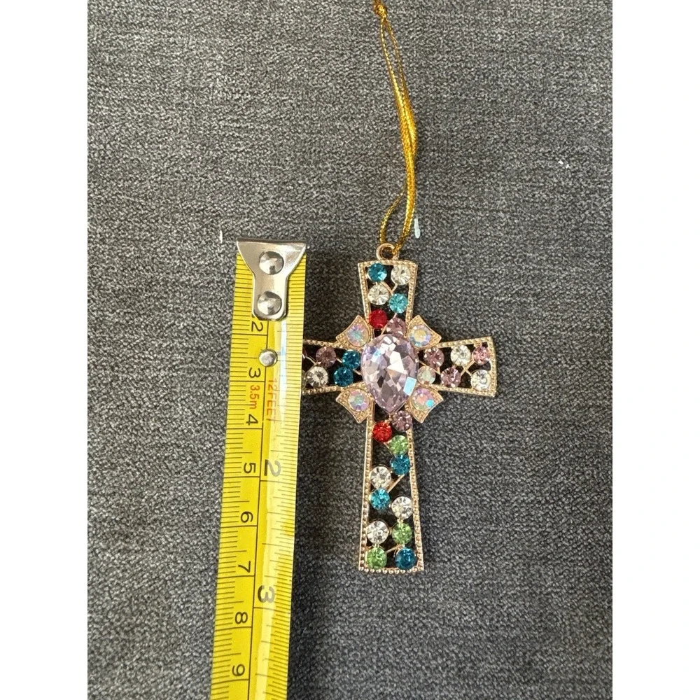 N/A rhinestone cross