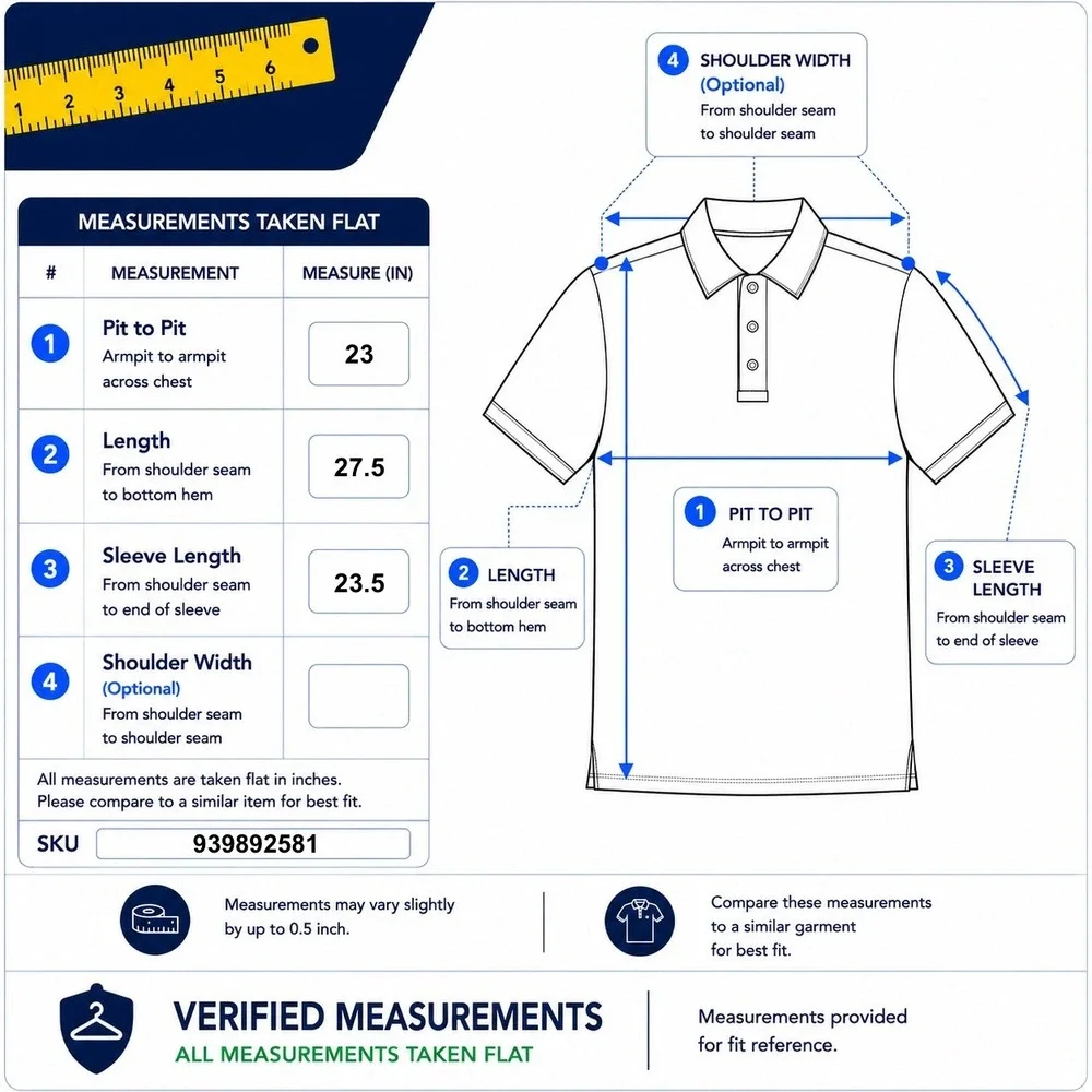 Barbour measurements pit