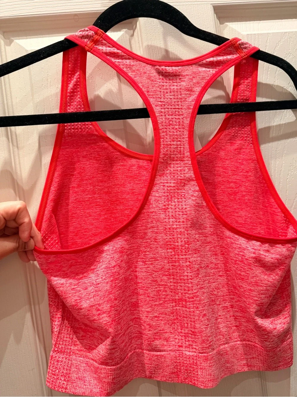PINK Victorias Secret heathered racerback athleisure