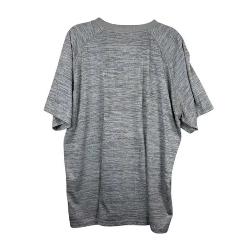 Texans NFL Team‎ Apparel Performance T-Shirt Spacedye Gray with Graphic Size 2XL