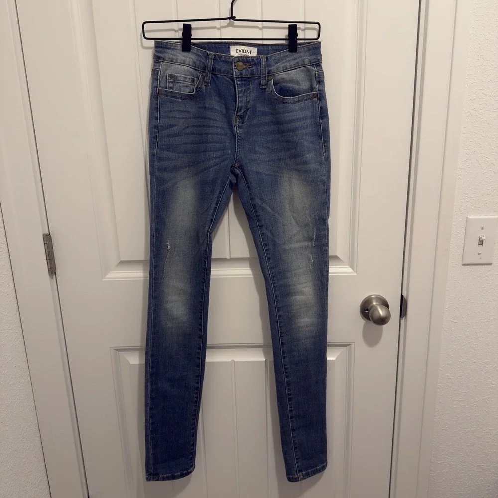 Evidnt‎ Women's Medium Wash Skinny Jeans Size 26