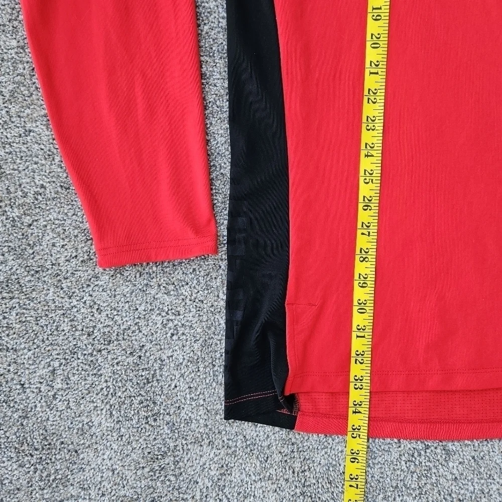 Nike Portland Trail Blazers Red Elite Shooter Performance Long Sleeve TShirt XLT