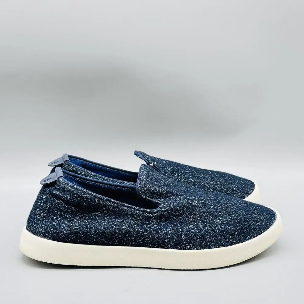 Allbirds Shoes Womens 8 Blue Wool Loungers Merino Slip On Lightweight Comfort