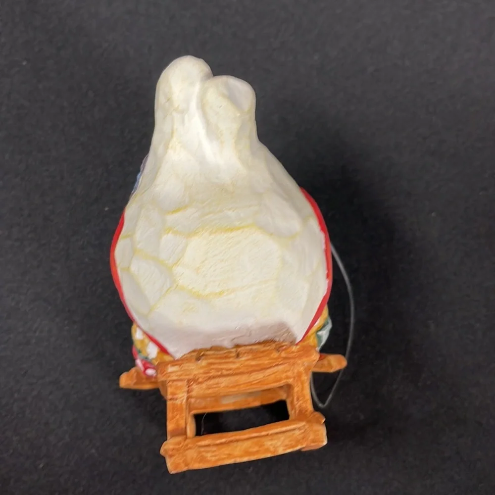 Department 56 Sledding Snowman Christmas Ornament