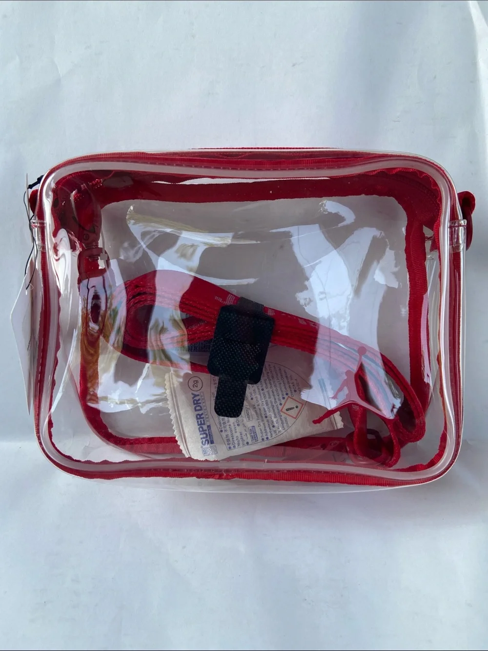 Nike NWT clear unisex stadium bag