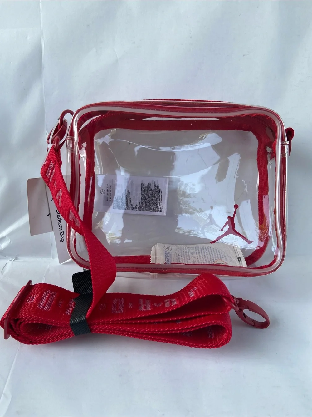 Nike NWT clear unisex stadium bag