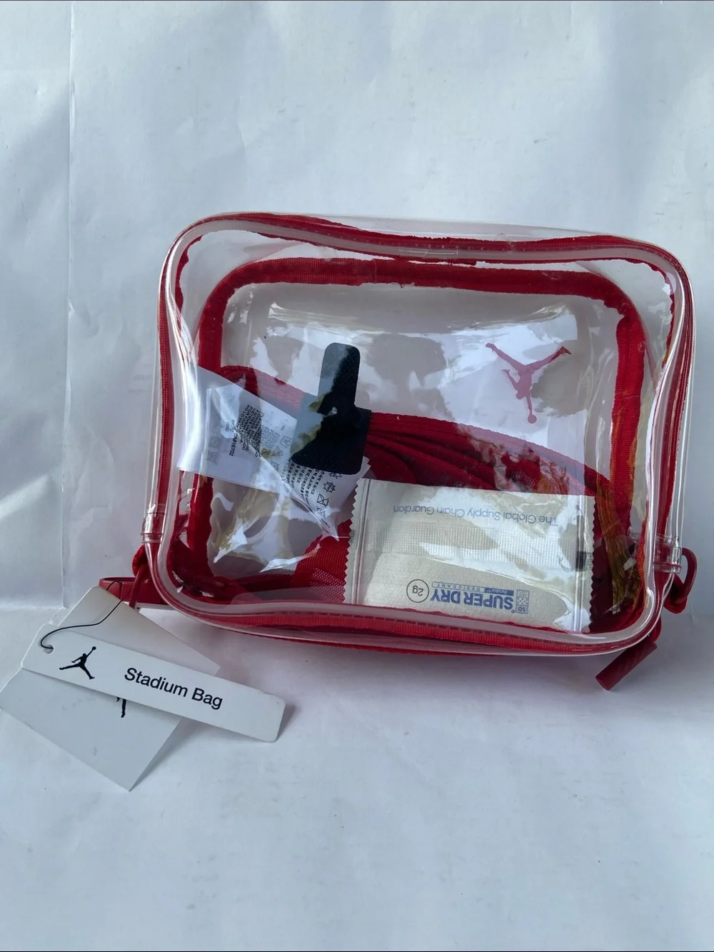 Nike NWT clear unisex stadium bag