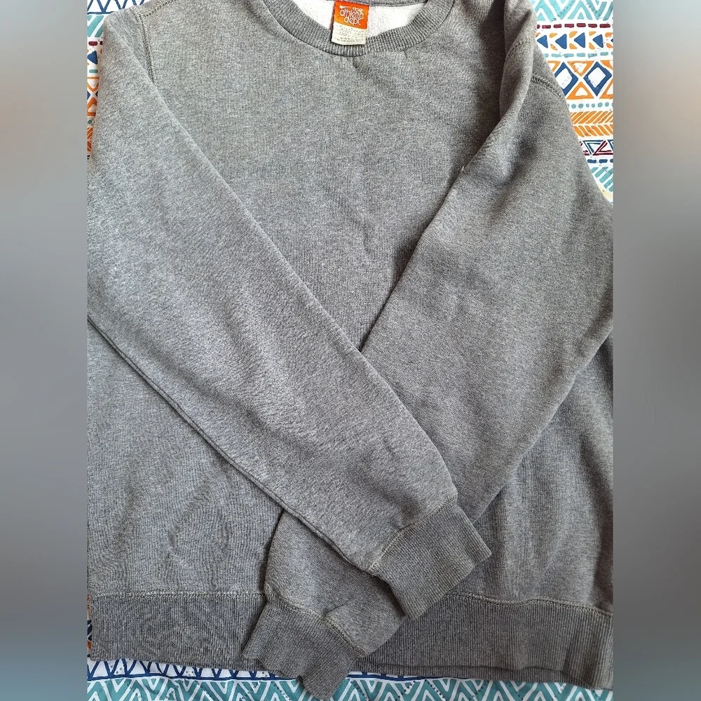 Vintage Nike Athletic Dept Grey Mini Swoosh Sweatshirt Men's L Crewneck Pullover