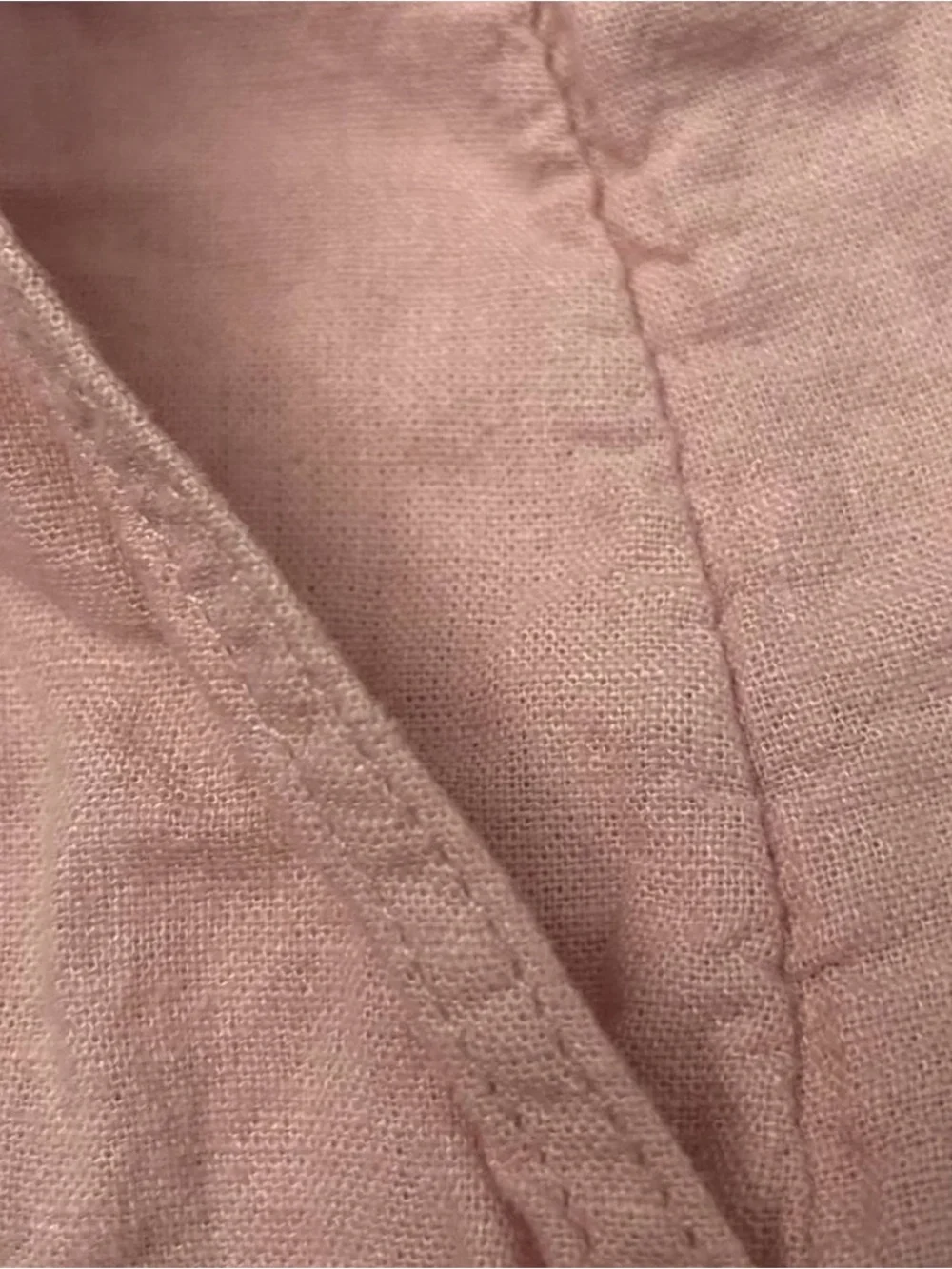 Banana Republic Pink Linen-Blend Women’s High-Waisted Bermuda Shorts Size L