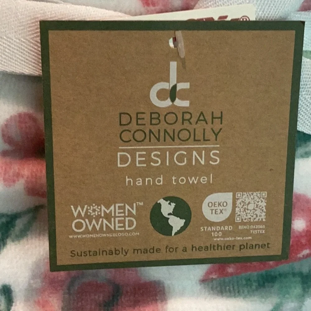 Deborah Connolly Designs Mushroom Print Hand Towel - set of 2 towels