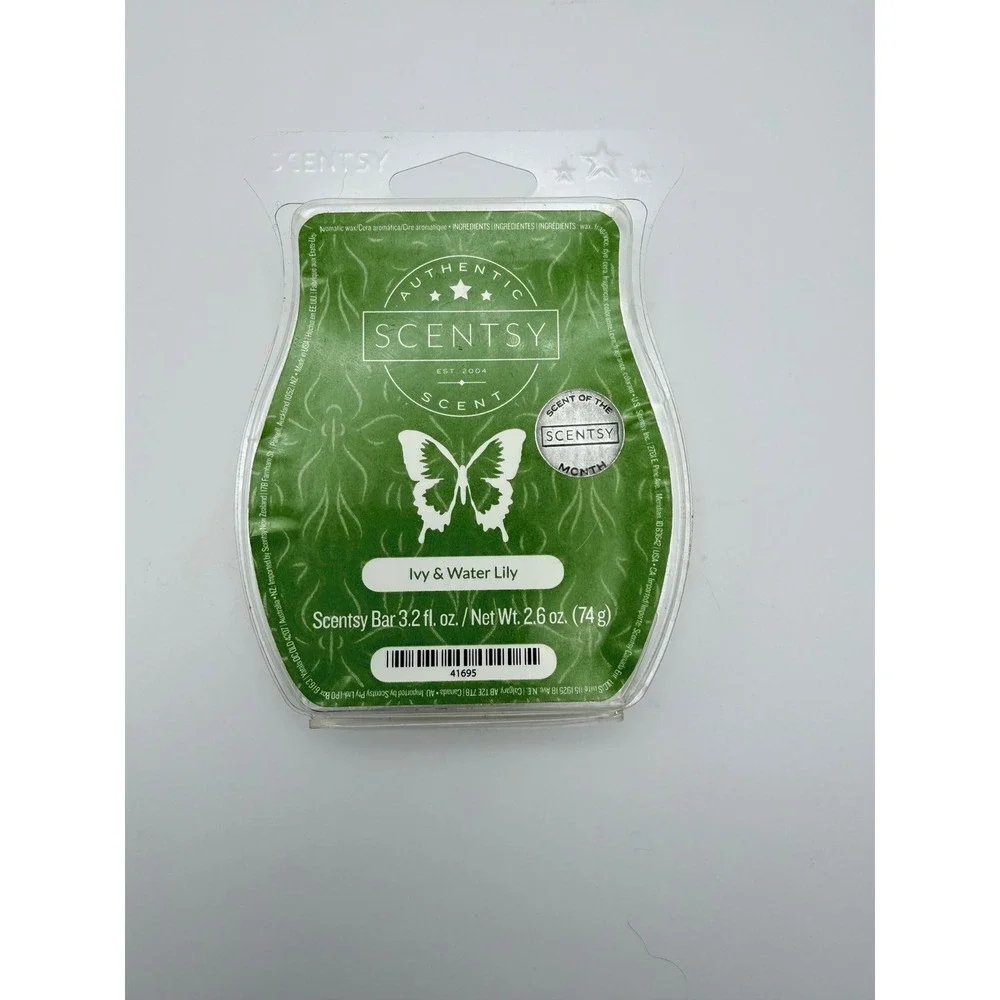 Scentsy Ivy Water Lily Scent Bar Wax Melt Authentic‎ Home Fragrance
